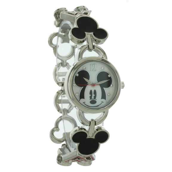 Charming Disney Mickey Mouse elegant watch with micky head and Initial M links MK8000