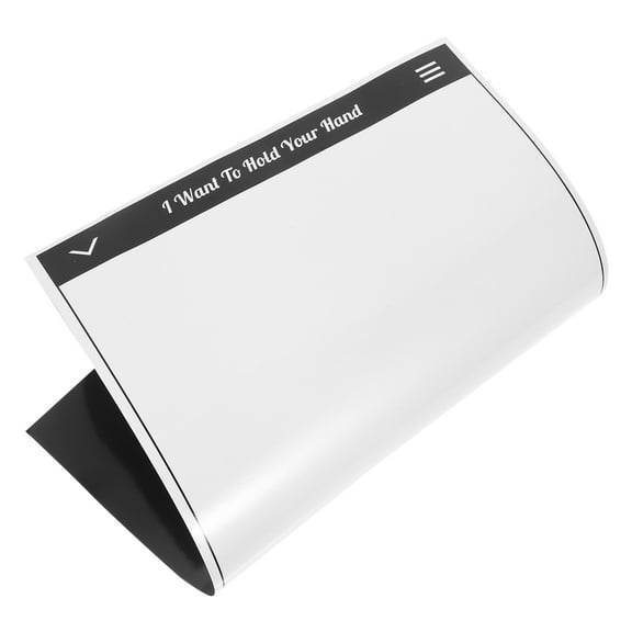 PAMINGONO 1Pack Refrigerator Magnet Schedule Whiteboard Simple Design Home Use Fridge Notepad 11.8X7.9X0.4In