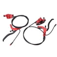 thumbnail image 4 of Bike Disc Brake Set, Power Cut Off Type Sensitive Aluminum Alloy Caliper Powerful Hydraulic Disc Brake Kit  For Electric Bikes Red, 4 of 8
