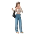 thumbnail image 4 of Wweixi 1:64 Girl Model Figure Pose Scene Character Decor Miniature Scenes Miniature, 4 of 6