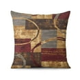 thumbnail image 2 of Lush Brown & Teal Geometry Pillow Covers - Stunning Décor for Living Room/Bedroom, 2 of 7