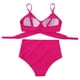 thumbnail image 4 of Trajes de baño para mujer, 2 piezas, estampado tropical hawaiano, camisola, sujetador y volantes, conjuntos de baño, ropa de playa OAVQHLG3B Store lin121212, 4 of 4