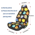 thumbnail image 3 of Naloa Cartoon Bird Owl Car Seat Covers Universal Front Seat Coves for Car Accessories ,Padded Car Covers for Automotive, SUV, Truck, and Van, 3 of 5
