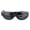 A001Black, variant on Dog Sunglasses, UV Protection Yellow Dog Goggles with Adjustable Straps, 1PC Pet Eyewear for Small Medium Dogs, Windproof Dustproof Sunglasses for Dogs Outdoor Driving Cycling Hiking