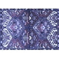 thumbnail image 1 of Ahgly Company Machine Washable Indoor Rectangle Persian Blue Traditional Area Rugs, 3' x 5', 1 of 4