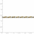 thumbnail image 4 of Sterling Silver And Vermeil 2.5mm Diamond-Cut Rope Chain (20 X 2.5) Made In Italy qdcy060-20, 4 of 5