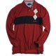 thumbnail image 1 of Tommy Hilfiger Reade LS Rugby Polo para Hombre, Rojo, X-Large Tommy Hilfiger polo, rugbi, 1 of 1