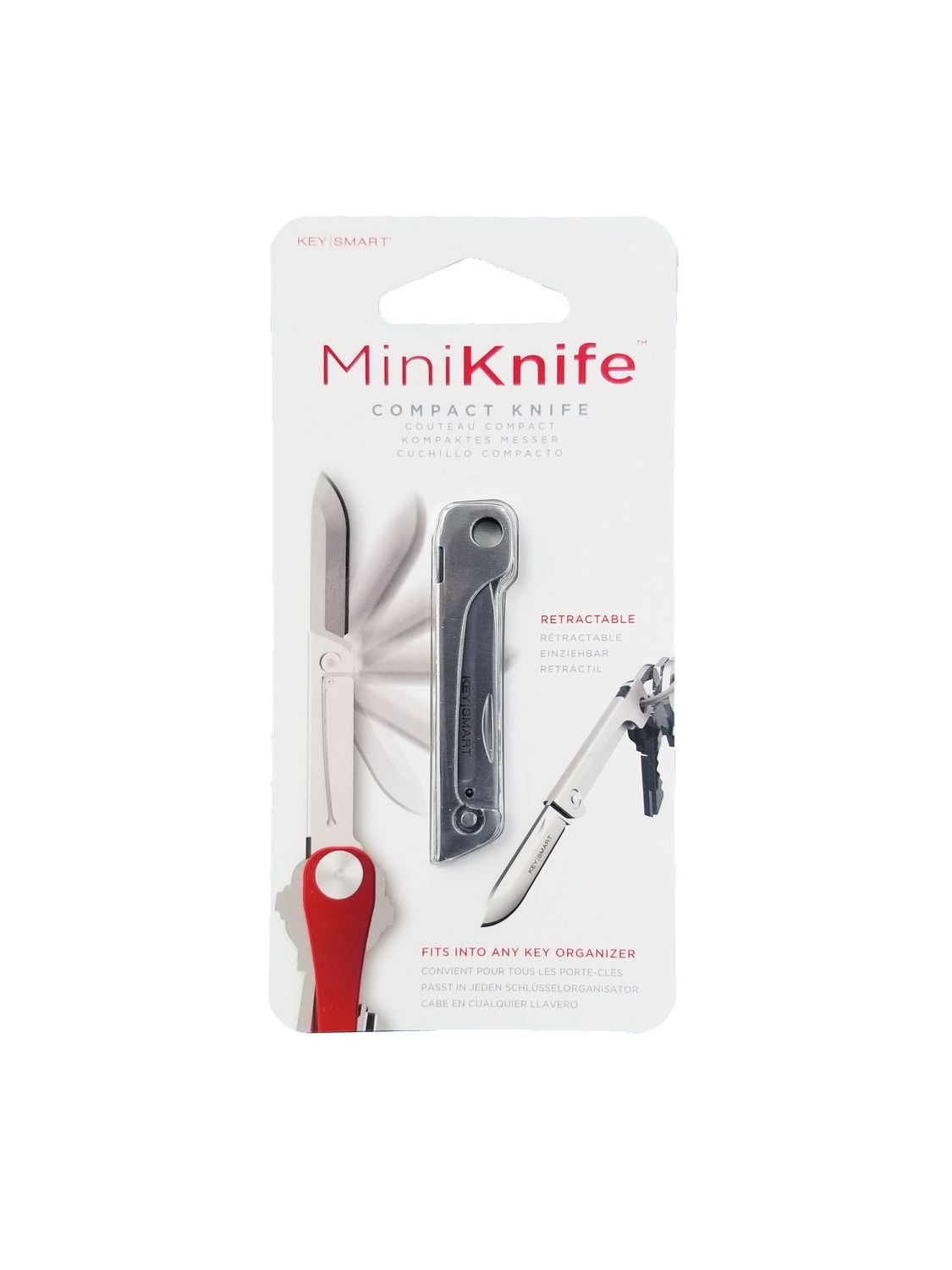 KeySmart KS815-SS Mini Compact Knife - Stainless Steel
