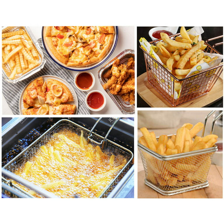 Pastry Mixing Tool Mini Stainless Steel Fryer Serving Food Presentation  Basket Kitchen French Fries Chips Frying Baskets From Sunflowerxiangyang,  $3.65