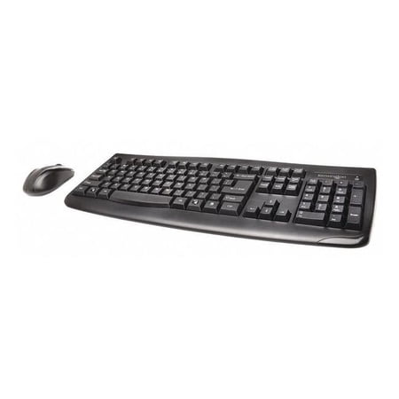 Keyboard and Mouse Set,Black,1 13/16" H K72324USA