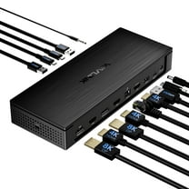 WAVLINK 13-in-1 USB Dock Station, Dual 8K/Quintuple 4K Laptop Dock, USB Docking with 100W Charging for M1 M2 M3 M4 Mac & Windows