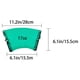 thumbnail image 3 of Methold Envolturas de tazas de silicona resistentes al calor y que ahorran mano de obra para imprimir una variedad de especificaciones para Kits de mantenimiento de impresoras 170Z, 3 of 6