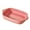 Pink, variant on Colorful Ceramic Double-Handled Pan Oven Microwave Dishwasher Safe Steak Baked Rice Breakfast