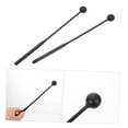 thumbnail image 4 of LEORX 2 Pcs Drumsticks for Percussion Instruments Performance Rubber Black Professional Design, 4 of 7
