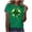 Green, variant on Blouse Tops for Women Dressy,Saint Patrick's Day Shirts Women Funny Shamrock Graphic Print Irish T Shirt Spring Casual Short Sleeve Crew Neck Tee Tops