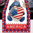 thumbnail image 1 of Texiao Decorative Table Banner 4 Style Independence Day Table Flag Patriotic Stripes Wired Edge Ribbon Printing Customized Satin Flag Ribbon For Holiday Craft Decoration Decoration, 1 of 3