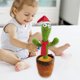 thumbnail image 5 of Canto electrónico Baile Cactus Muñeca USB Escultura Niños Juguetes de peluche (A) Sywqhk Libre de BPA, 5 of 6