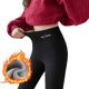 thumbnail image 1 of Forro Polar Para Mujer, Mallas Gruesas Elásticas De Cintura Alta, Pantalones De Yoga Cálidos Térmicos Para Invierno, Pantalones Para Senderismo Y Correr Methold HA046738-11, 1 of 6