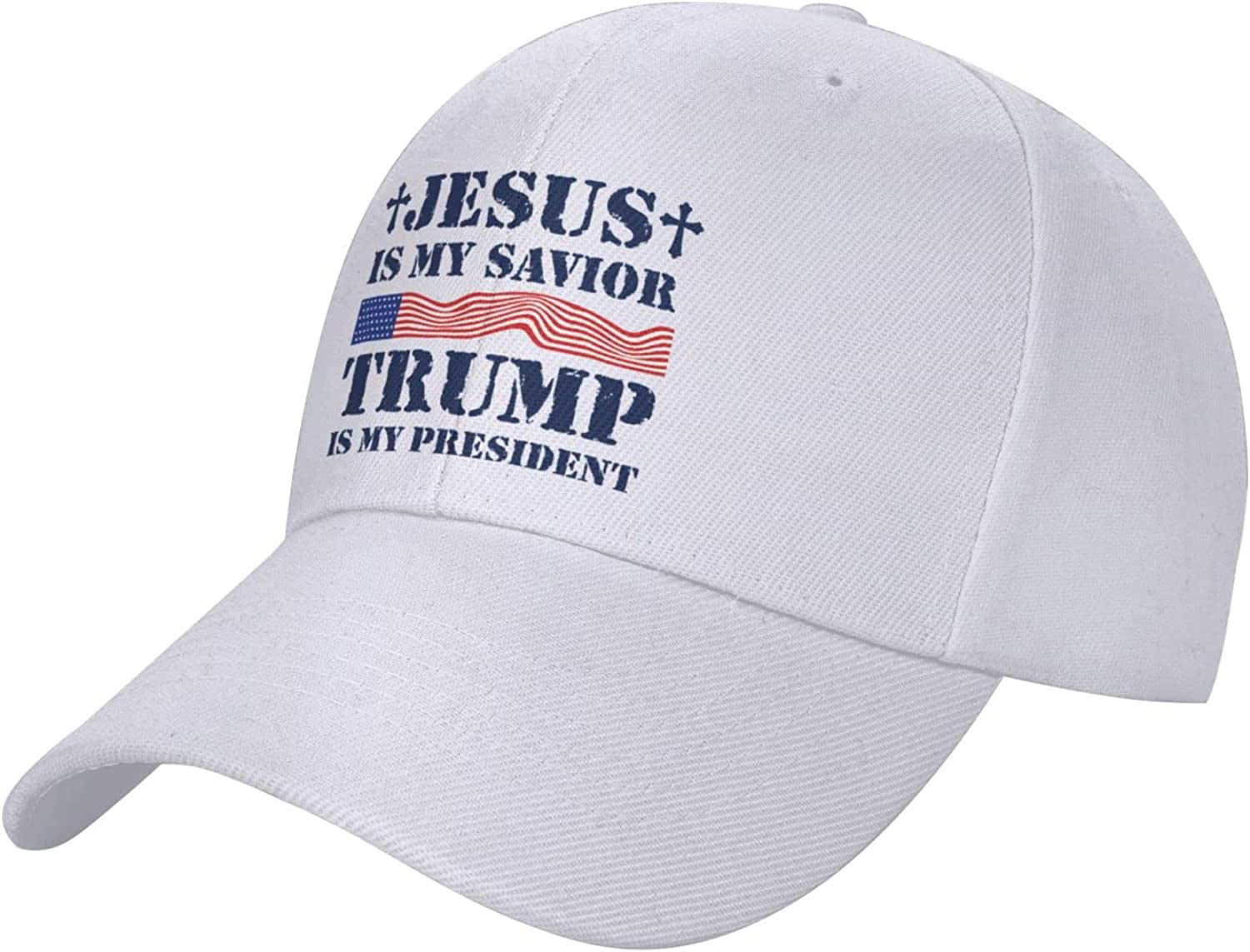 Funny Baseball Caps for Men Je-sus is My Savior Trump is My President ...