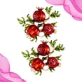 thumbnail image 4 of EeaseCA 2 Pcs Broche Design Grenade Chic Style Tendance Broche en Alliage à la Mode pour Cadeau de Fête des Mères Femmes, 4 of 8