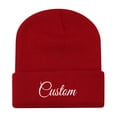 thumbnail image 2 of AJGRHE Men Women Matching Printed Knitted Hooded Hat Autumn Winter Warm Casual Cap One Size, 2 of 3