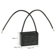 thumbnail image 3 of Capacitores de ventilador de techo CBB61 de 3.5uF 250V AC 2 cables Uxcell, paquete de 2, 3 of 6