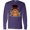 Purple, variant on Inktastic Groundhog Day with Groundhog in Top Hat Long Sleeve T-Shirt