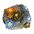 thumbnail image 1 of Miangastore Solar Stone Lamp Resin 1Set 6.3X8.1In, 1 of 8