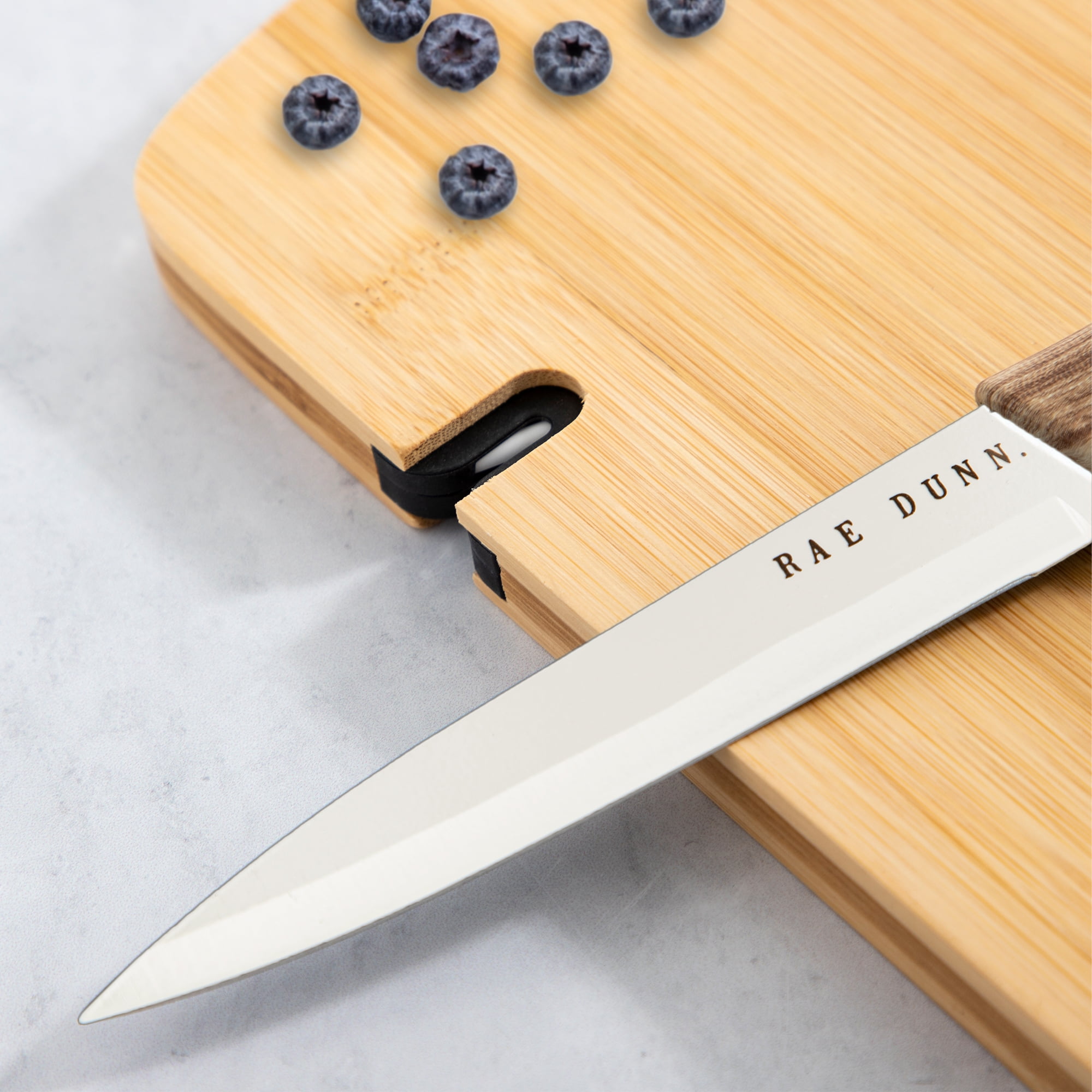 Ginny's® Knife Set with Matching Cutting Board