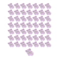 thumbnail image 4 of 50x cerdito luminoso microadornos para paisajismo conjunto de figuras en miniatura para decoración de plantas en macetas de paisaje de jardín Púrpura claro, 4 of 9