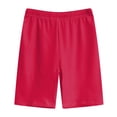 thumbnail image 3 of felwors Toddler Girls Summer Sleeveless Ruffle Top Elastic Shorts Set Kids Short Set 2-8 (Red, 7-8 Years), 3 of 7