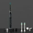 thumbnail image 4 of Fiogavroetic USB Charging Electric Toothbrush, Electric Toothbrush With 2Brush Heads, Smart 5-ModesTimer Electric Toothbrush IPX7 Water-Resistant, 4 of 8