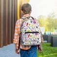thumbnail image 6 of Yiaed Undersea Seahorse Print School Backpack College Backpack Daypacks for Students High School Spacious and Durable Daypack for Work and Travel-One Size, 6 of 6