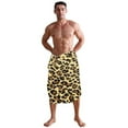 thumbnail image 5 of Qxltty Brown Leopard Extra Large Bath Towel 32"x64" Super Soft Highly Absorbent Quick Dry Shower Towel for Hotel Bathroom Guest Spa Gym, 5 of 8