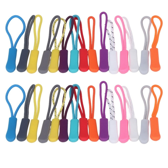 Tiradores de cremallera Reemplazo de tirador de cremallera Color brillante Diseño de moda ampliamente utilizado 30 piezas para teléfono para mochila para ropa Anggrek Otros