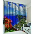 thumbnail image 2 of del oscurecimiento de del paisaje cubre 3 tamaños impermeable opcional 140x100cm Sunnimix Cortinas de ventana de impresión 3D, 2 of 8