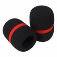 thumbnail image 4 of 10 Pcs Handheld Stage Microphone Windscreen Foam Mic Cover Karaoke Black, 4 of 5