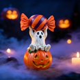 thumbnail image 4 of Halloween Ghost Figurine,Trick-or-Treat Ghost Figurine Cute Ghost for Gift,Funny Ghost Statue,Tabletop Home Decor Ghosts Halloween Decorations Indoor, 4 of 6