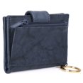 thumbnail image 2 of Julia Buxton Women's Heiress Pik-Me-Up Tab Card Case Leather, Navy, 2 of 3