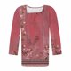 thumbnail image 5 of Blusas para las Mujeres Casual, 3/4 Manga Floral Estampado Camiseta de Moda Top Hecho de Poliéster Transpirable Suave para el Uso Diario de Primavera Otoño, Tops de Blusa para las Mujeres, 5 of 5