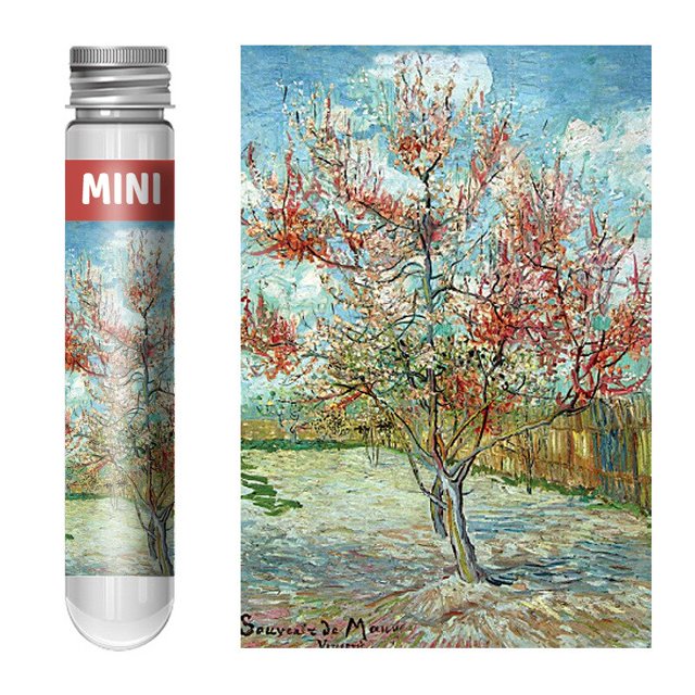 Mini rompecabezas de tubo de ensayo para adultos y niños, pintura al óleo, juguete educativo de descompresión, juego creativo, regalo, 150 piezas