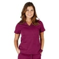 thumbnail image 3 of Ultrasoft Premium 3 Pocket Mock Wrap Medical Scrub Top for Women - Junior FIT, 3 of 3