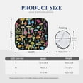thumbnail image 3 of Haiem Bright Mushrooms Car Windshield Sun Shade (2 Pieces) Foldable Windshield Sun Shade Car Accessories for Truck SUV Pickup-Small, 3 of 7