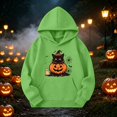 thumbnail image 4 of Grblisyd Girl's Hoodie Long Sleeve Halloween Hooded Sweatshirt Cute Pullovers Tops Fall Winter Outfits Clothes with Kangaroo pocket, 4 of 6