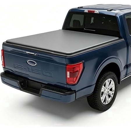 JACK BOSS TruckTonneau Cover, Soft Tri-Fold Truck Bed Cover Compatible with 2015-2026 Ford F-150 5.5 ft Bed
