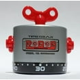 thumbnail image 2 of Robot Timer Retro Silver, 2 of 4
