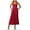 Red, variant on Fesfesfes Jumpsuit for Women Summer Solid Pocket Casual Sleeveless Suspender Jumpsuit