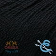 thumbnail image 2 of EMILYS [150grs] by Omega - Fine 100% Mercerized Cotton Thread for Crochet and Knitting - Color: 15 - Black 99, 2 of 4