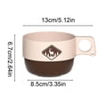 thumbnail image 3 of Tasse de Café et de Thé Portable pour l'Extérieur, Tasse de Voyage à Poignée Suspendue, Matériau PP de Qualité Alimentaire Écologique, Tasse d'Eau Compacte et Légère, pour Camping, Pique-Nique et Randonnée, Contenant de Boisson Portable Durable et Étanche, 3 of 6