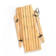 thumbnail image 6 of Bamboo Alloy Foldable Pet Gate, Retractable Dog Barrier for Indoor Outdoor, 110cm, 6 of 8